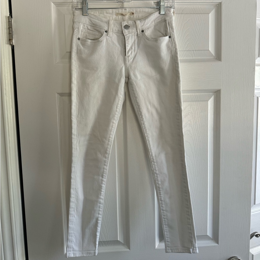 Levi's 711 Skinny Jeans - White